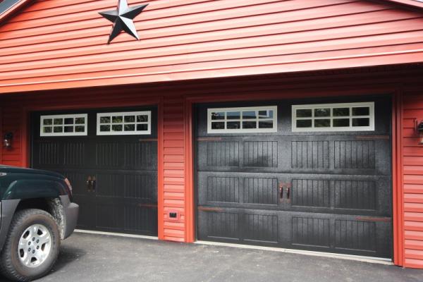 9x7 CHI Model 5283 Doors w-Stockton Decorative Inserts Gasport NY