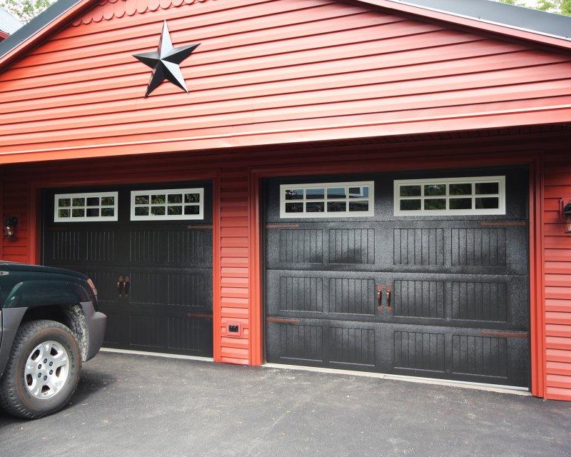 9x7 CHI Model 5283 Doors w-Stockton Decorative Inserts Gasport NY